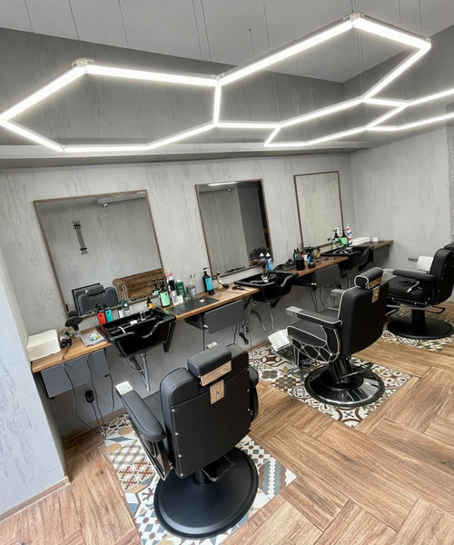 Sechseckige Beleuchtung, 4-Gitter-Design