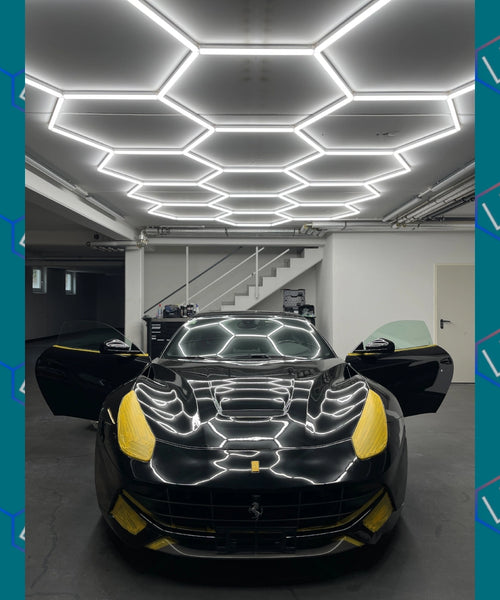 Hexagon Lighting 15-Gitter-Design