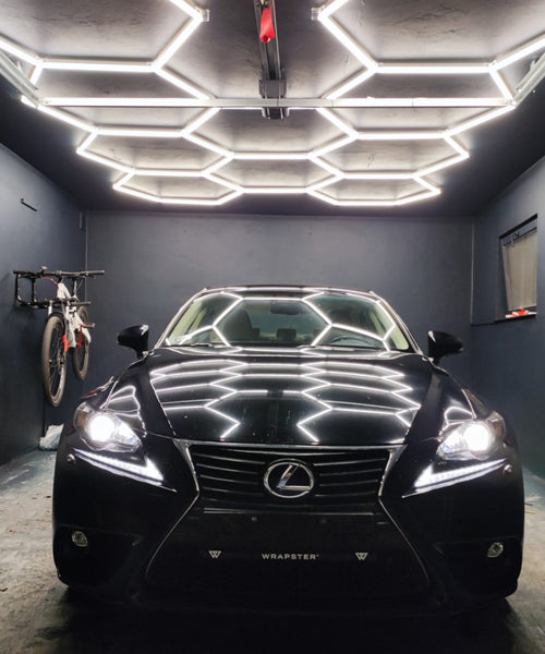 Hexagon Lighting 17 Grid Design