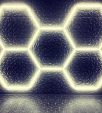 Hexagon Lighting 3-Gitter-Design