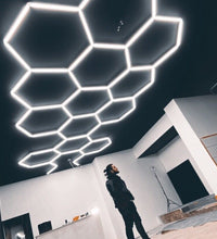 Hexagon Lighting 13-Gitter-Design