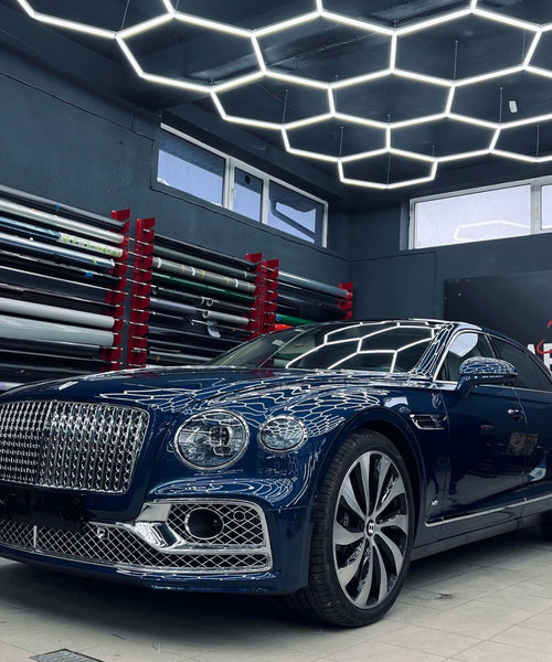 Hexagon Lighting 3-Gitter-Design