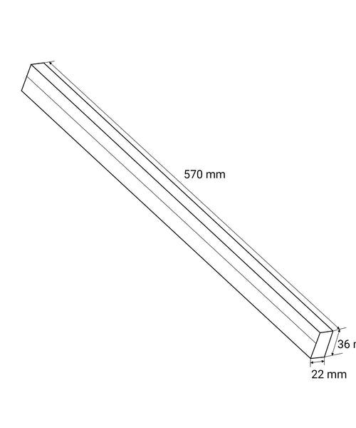 T10 Sechskantrohr – 570 mm